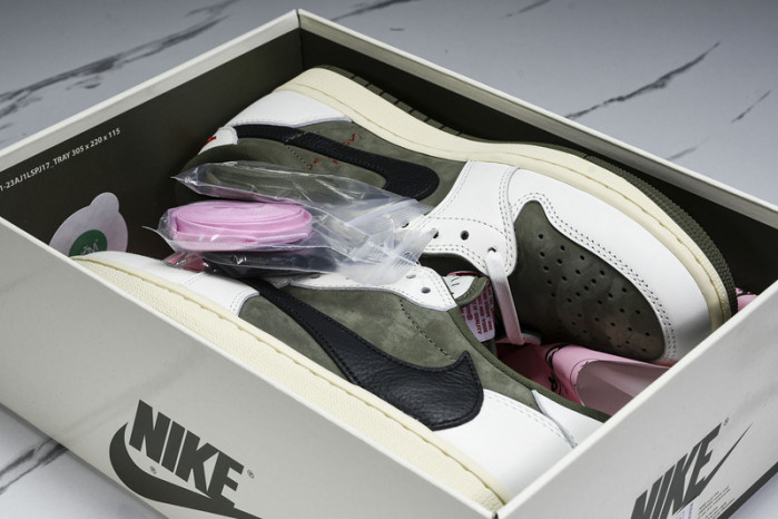 Travis Scott x Air Jordan 1 Low OG Olive  DM7866-200