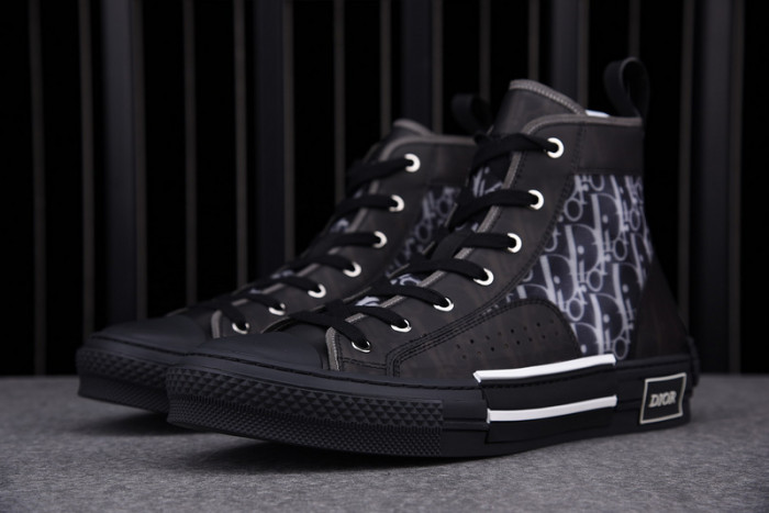 D1R* B23 OBLIQUE HIGH TOP SNEAKERS  KICKZE DR-8