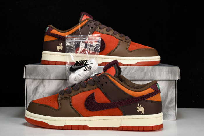 Nike Dunk Low Retro PRM Year of the Rabbit Light Crimson  FD4203-661