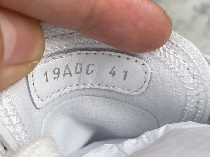 D1R* B23 OBLIQUE LOF TOP SNEAKER white T00853H059