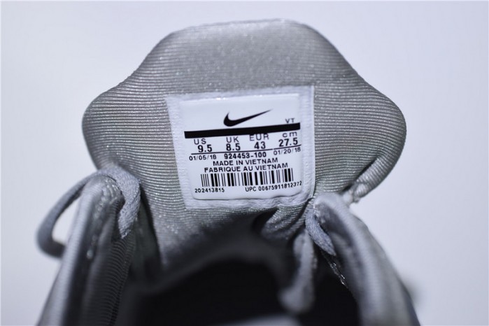 Nike VaporMax Plus “Triple White” Pure Platinum mens  924453-100