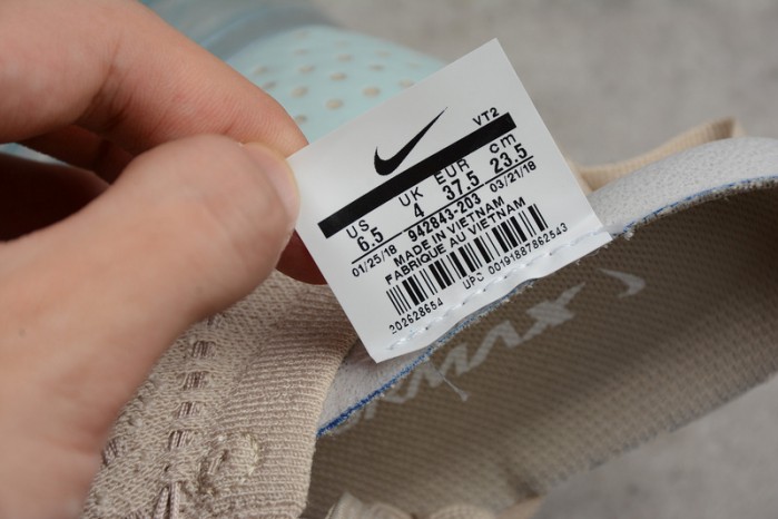 Nike Air VaporMax Flyknit 2.0 Particle Beige/Smokey Mauve  womens 942843-203