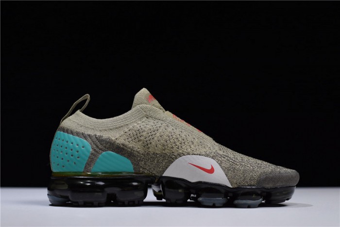 Nike VaporMax FK Moc 2 Natural Olive Habanero Red Air Vapor Max mens  AH7006-200